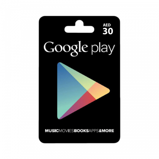 Google Play Gift Card 30 AED - Google Play Key - UNITED ARAB EMIRATES