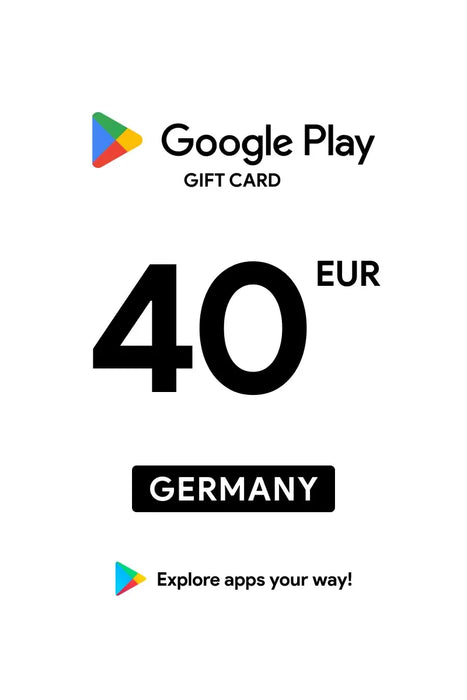 Google Play Gift Card 40 EUR GERMANY