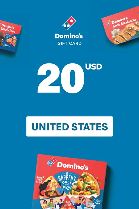 Dominos Pizza Gift Card 20 USD - Dominos Pizza Key - UNITED STATES