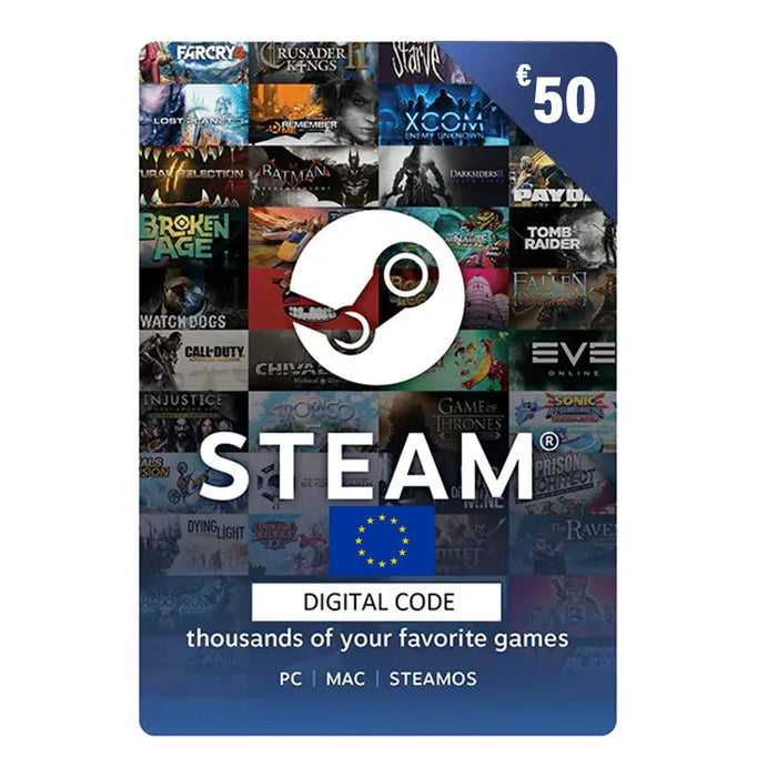 Steam Wallet Card 50 EUR (EU)