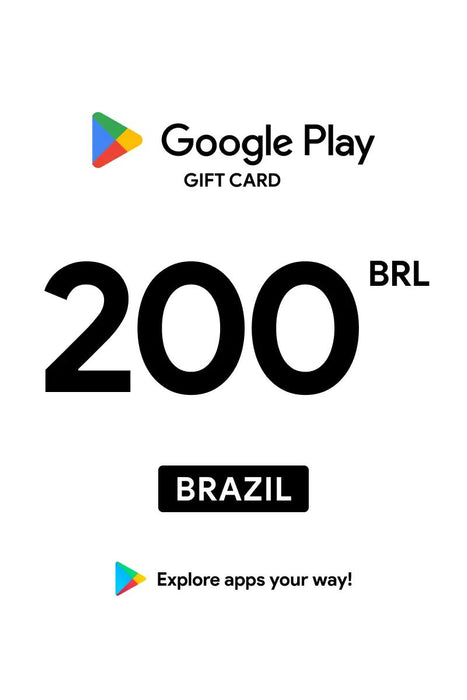 Google Play Gift Card 200 BRL - Google Play Key - BRAZIL