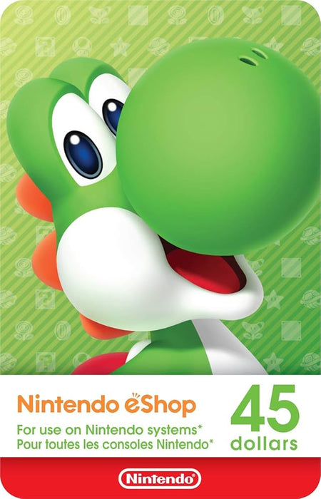 Nintendo eShop Prepaid Card $45 CA Key