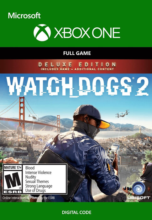 Watch Dogs 2 Deluxe Edition Xbox Live Key Xbox One UNITED STATES