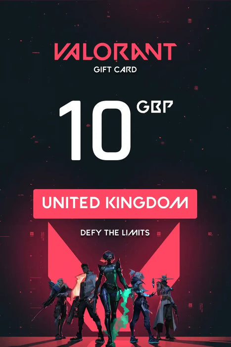 VALORANT Gift Card 10 GBP (PC) - Riot Key - UNITED KINGDOM