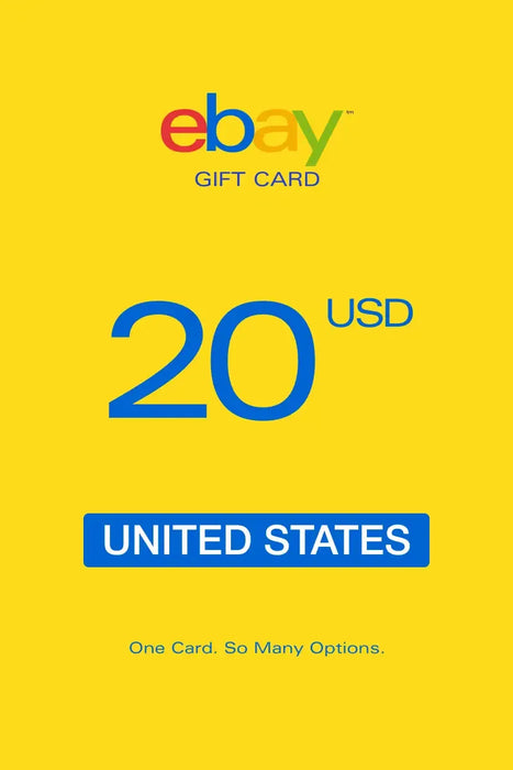 Ebay Gift Card 20 $ USD UNITED STATES