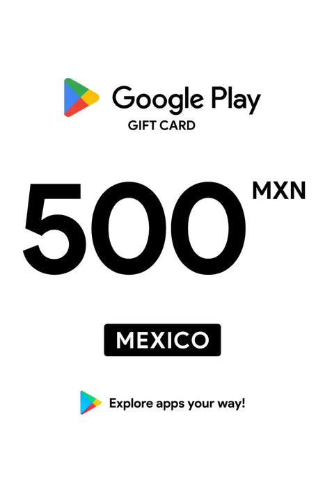Google Play Gift Card 500 MXN MX