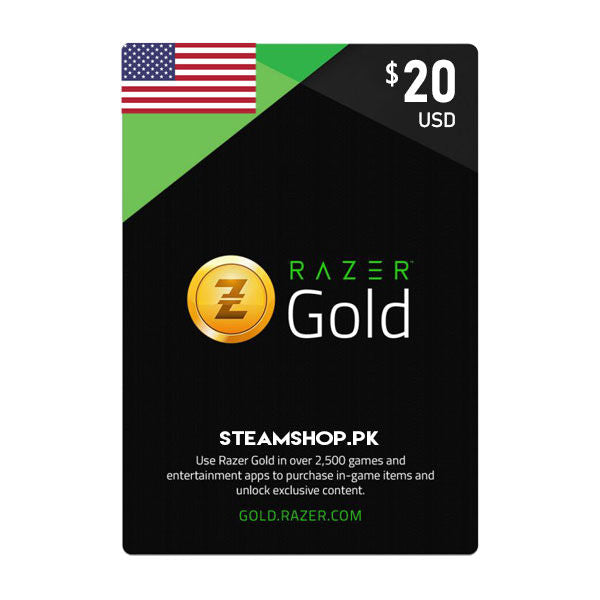 Razer Gold Gift Card 20 USD US