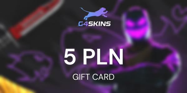 G4Skins.com Gift Card 5 PLN