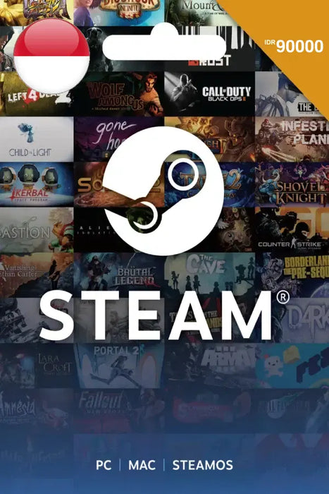 Steam Wallet Card IDR 90000 ID Activation Code