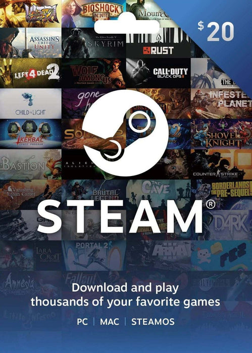 Steam 20 USD