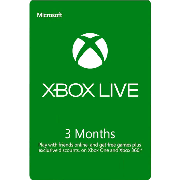 Xbox Live Gold 3 months US