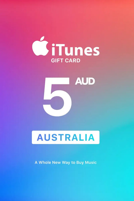 Apple iTunes Gift Card 5 AUD - iTunes Key - AUSTRALIA