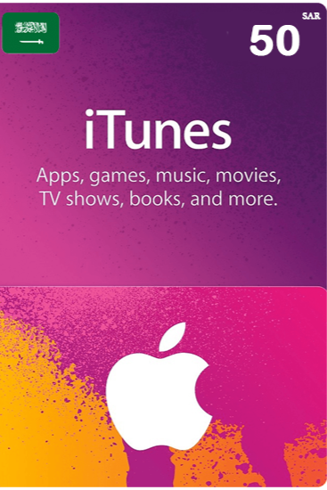 Apple iTunes Gift Card 50 SAR - iTunes Key - SAUDI ARABIA