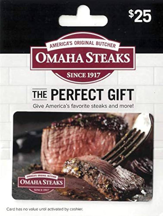 Omaha Steaks $25 Gift Card (US)