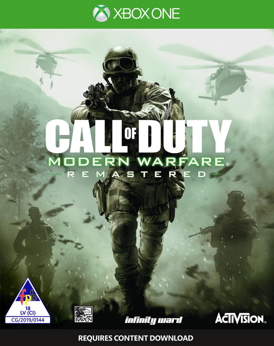 Call of Duty: Modern Warfare Remastered EU XBOX One CD Key