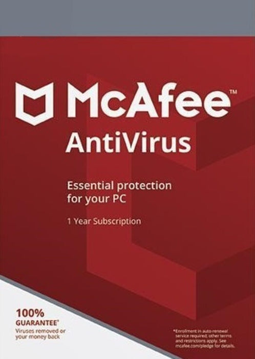 McAfee AntiVirus Plus 1 Year 1 PC