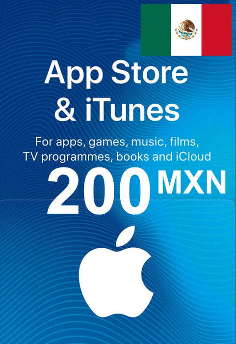 Apple iTunes Gift Card 200 MXN iTunes MEXICO