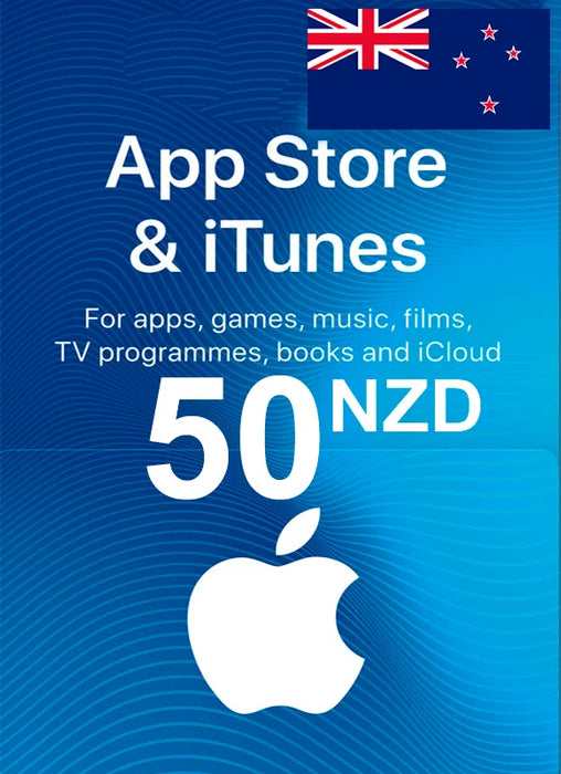 Apple iTunes Gift Card 50 NZD (New Zealand)