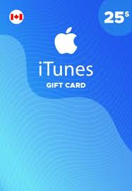 iTunes 25 CAD