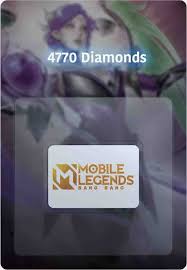 Mobile Legends - 4770 Diamonds - 80 USD