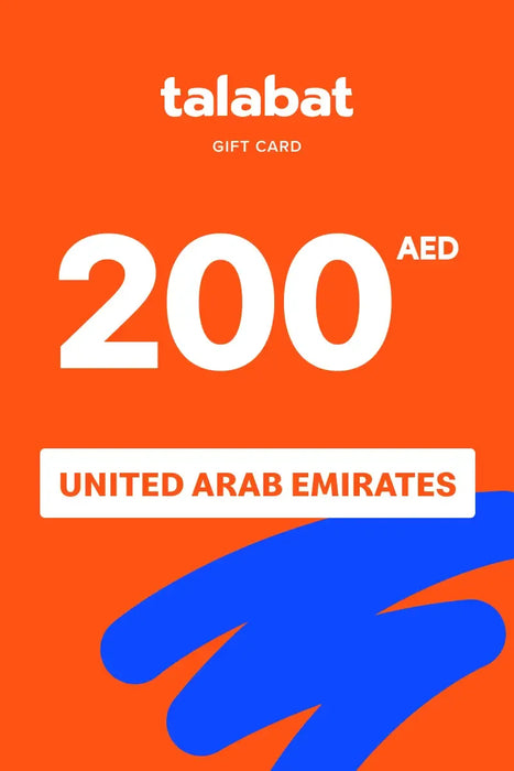 Talabat Gift Card 200 AED UAE